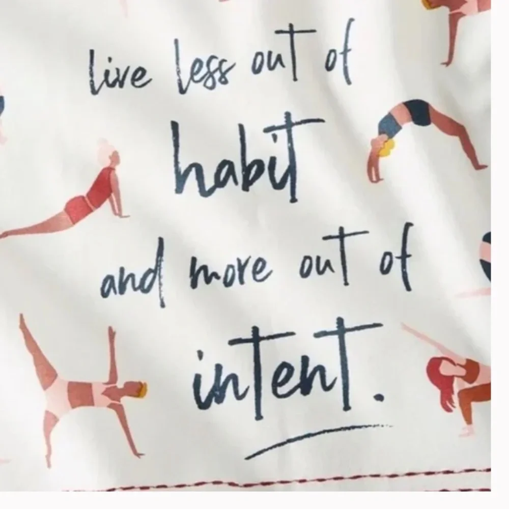 Yoga Pose Female Empower Feminist Boho Peasant Hipster Hippie Art Hip Dish Towel